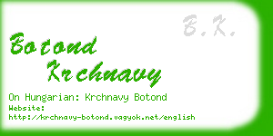 botond krchnavy business card